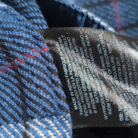 Men's The North Face Blue Plaid Shirt Jacket - Size Medium Excellent Condition - Picture 4 of 9